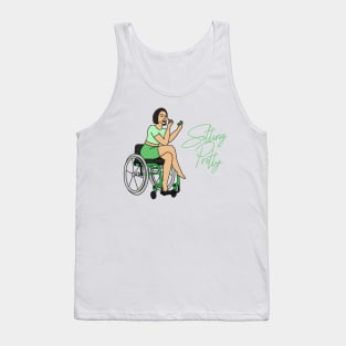 Sitting Pretty in Green 1 Tank Top